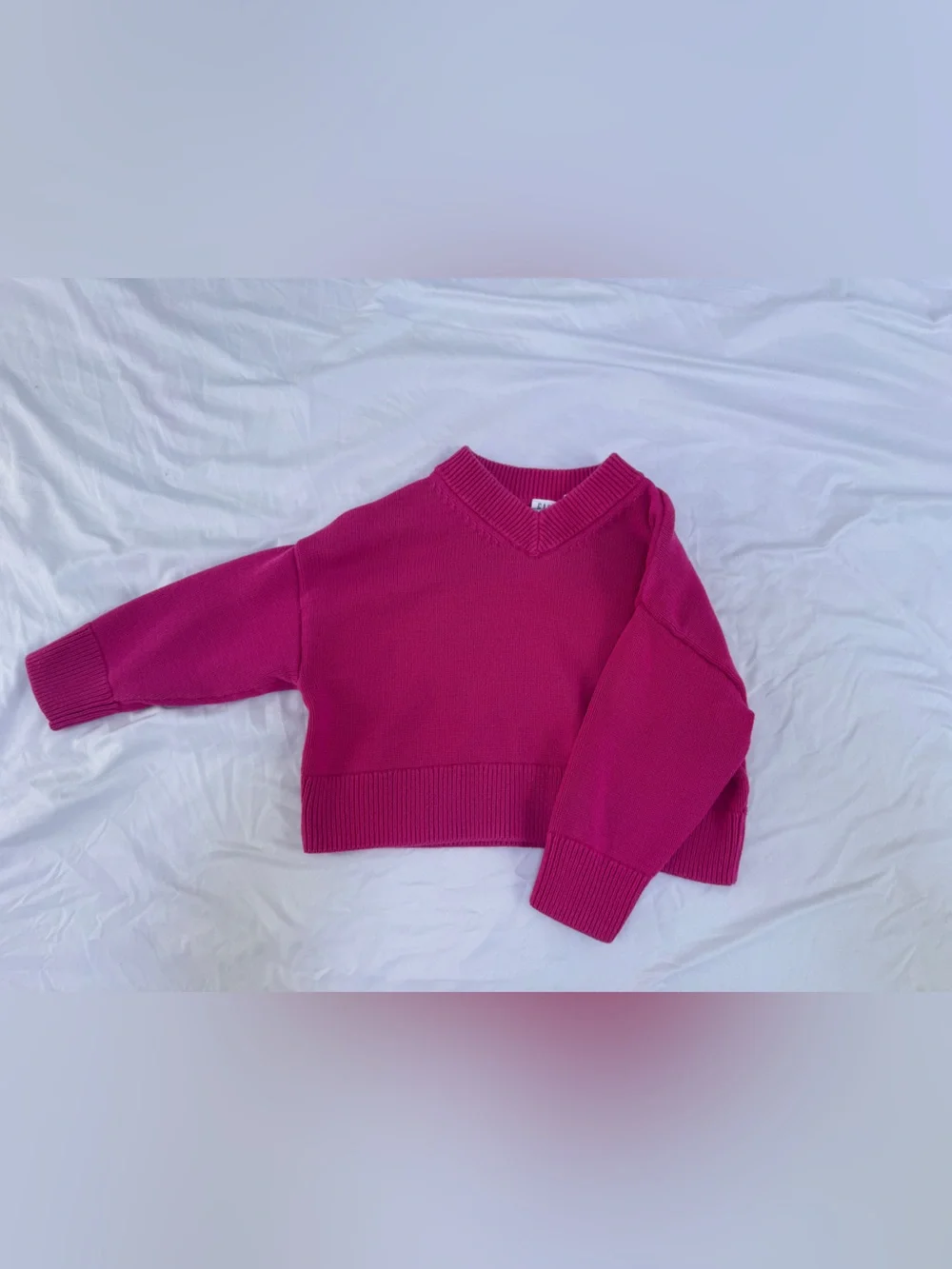 GAP Hot Pink Crewneck Sweater